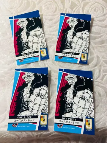 원피스 유스타스 키드 2023 JS 한정판 4장 세트