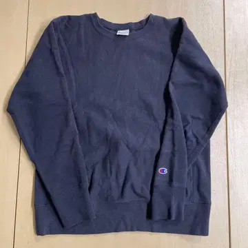 Champion 스웨트 L 네이비 리버스 위브