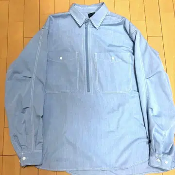 DAIWA PIER39 풀오버 셔츠 스카이블루