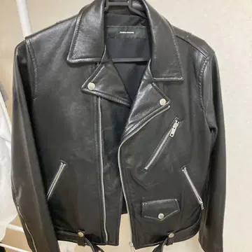 JOURNAL STANDARD 더블 라이더스 가죽 자켓 블랙