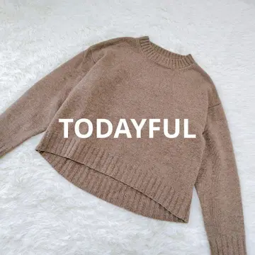 [ 캐시미어 혼방 ] TODAYFUL 슈퍼 파인 울 니트 모카 F