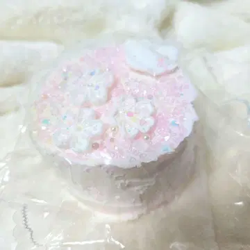 와글와글  봉투 자라메 벚꽃 홀케이크 홀로그램 홀케이크 두꺼운