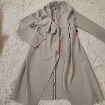 Grand Table 그레이 롱 코트 벨트 포함