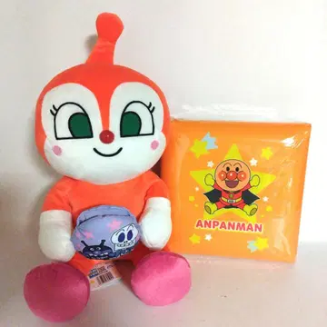호빵맨 수납 BOX 체어 짤랑이 봉제 인형 세트