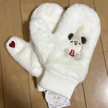 도쿄 디즈니 리조트 크리스마스 리루린린 장갑 미사용 새상품