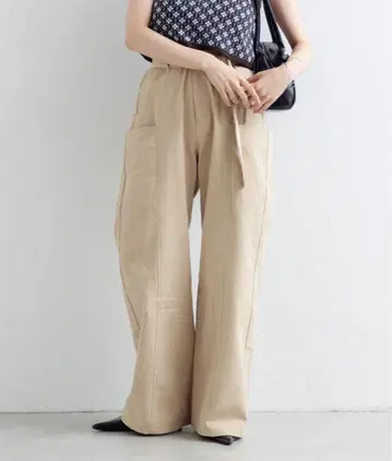카스타네 스터드 사이드 포켓 팬츠