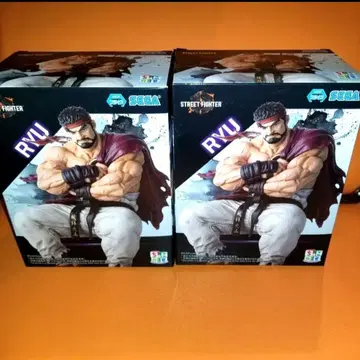 스트리트 파이터 류 피규어 2점 세트 SEGA 프라이즈