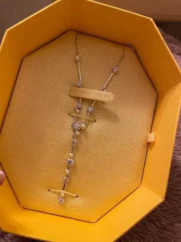 스와로브스키 constella Y자 목걸이