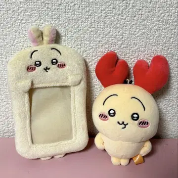 토끼 파우치와 게 봉제 인형