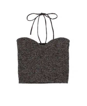 clane HEATHER COTTON KNIT TUBETOP