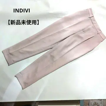 [ 미사용 새상품 ] INDIVI 테이퍼드 팬츠