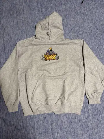 XLARGE 그레이 후드티 XL