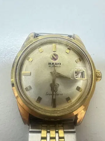 RADO 그린 호스 자동 와인딩 시계 41 JEWELS