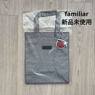 [ 미사용 새상품 ] familiar 파밀리아 깅엄 체크 백