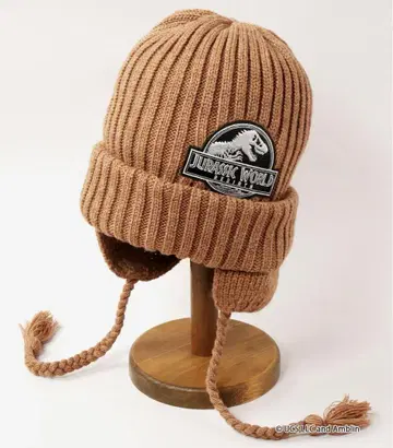 CA4LA KNIT CAP JURASSIC WORLD 브라운