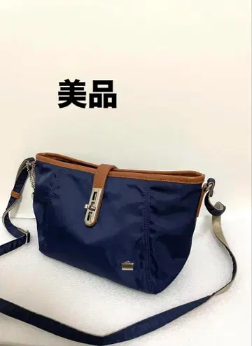 [ 컨디션 최상 ] LA BAGAGERIE 나일론 트윌 미니백