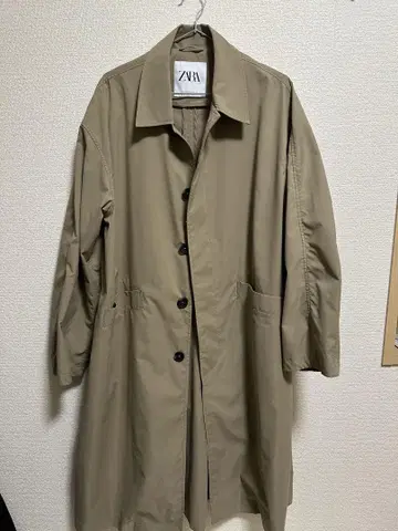 ZARA 베이지 체스터 코트 M