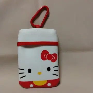 헬로키티 카라비너 포함 파우치