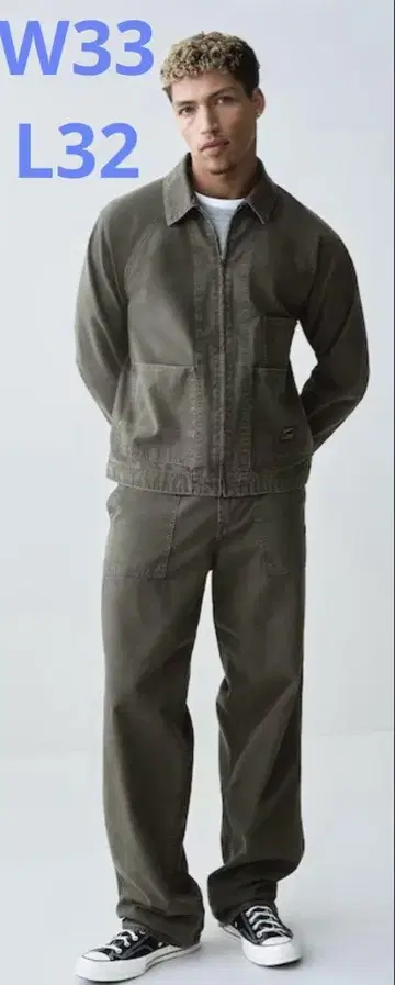 GAP 캔버스 배기 카펜터 데님 W33/L32 2