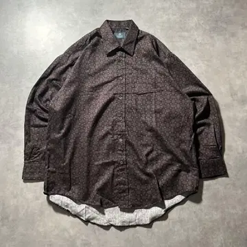 빈티지 일본풍 패턴 페이즐리 레트로 패턴 디자인 셔츠