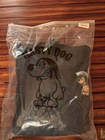 NASTY DOG 블랙 후드티 사이즈 2