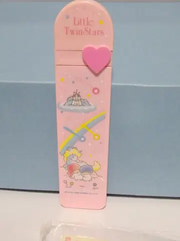 쇼와 레트로 레어 리틀트윈스타 거울 & 빗 세트 1985년
