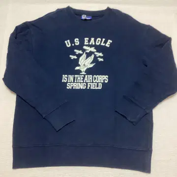 펜필드 AIR CORPS 맨투맨 트레이닝복 XL 네이비