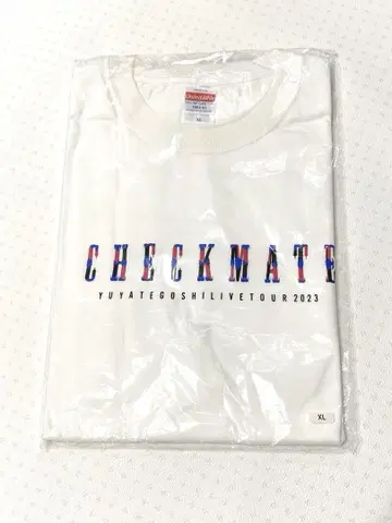 미개봉 새상품 테고시 CHECKMATE T셔츠 화이트 XL