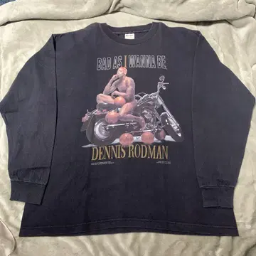Dennis Rodman 롱 슬리브 T셔츠 90s vintage