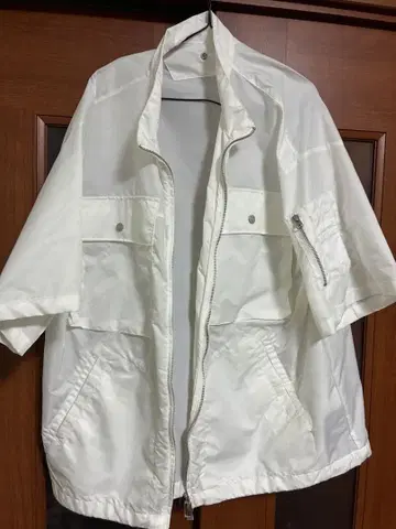 ADRER 나일론 지퍼 오버 셔츠
