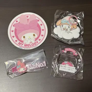 마이멜로디 모음 산리오 스트랩 카라비너 스티커