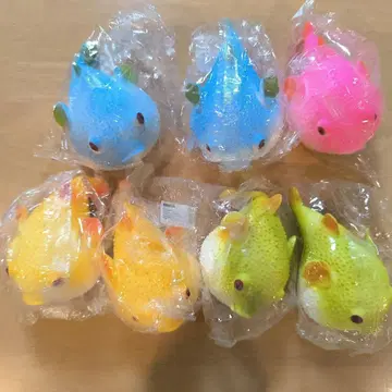 복어 생선 스퀴즈 공 7개 세트