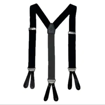 NIGEL CABOURN 서스펜더 네이비 나이젤카본 가죽