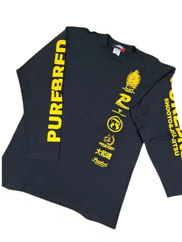 PUREBRED 긴팔 T셔츠 블랙 L