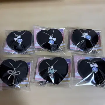밀키 목걸이 가챠가챠 6종 세트