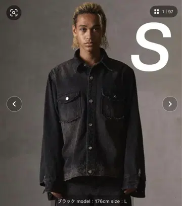 [ GRANCY ] ZipDesign 데님셔츠 재킷 S