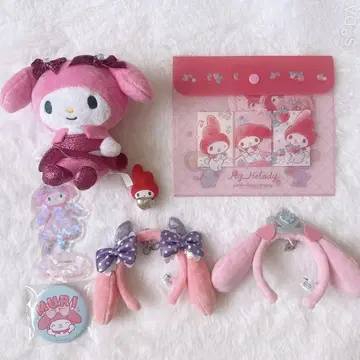 마이멜로디 봉제 인형류 굿즈 세트
