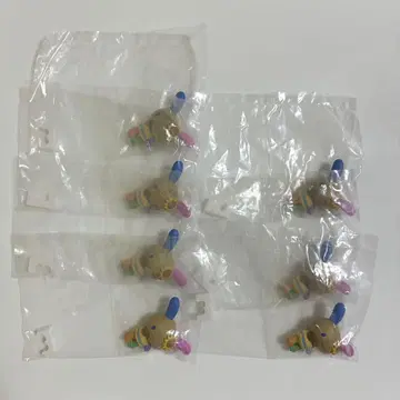 산리오 캐릭터즈 모두 함께 바캉스 피규어 우사하나 7개 세트