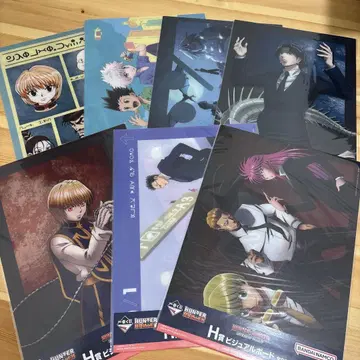 새상품 제일복권 헌터헌터 H상 비주얼 보드 7종 세트