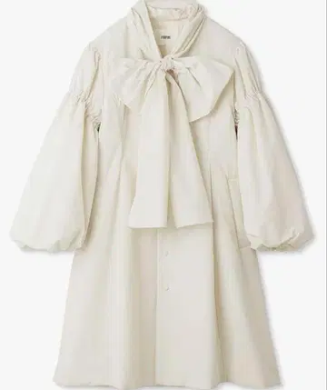 충전솜 노카라 플레어 코트 리본 정가 28000엔