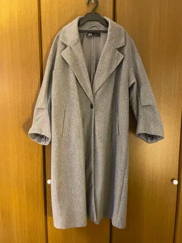 ZARA 그레이 롱 코트 XS