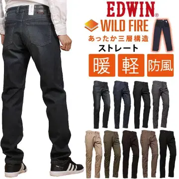 EDWIN 에드윈 WILD FIRE 3층 구조 레귤러 스트레이트