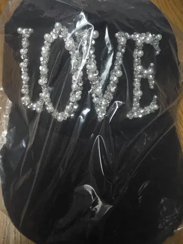rady 미사용 새상품 펄 장식 LOVE 야구 모자 블랙