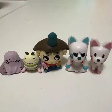 오쟈루마루 애니메이션 캐릭터 피규어 5개 세트