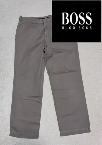 [ HUGO BOSS ] 휴고보스 코튼 팬츠 컬러 베이지