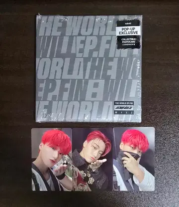 에이티즈 산 Will US 디지팩 미국 한정판 혜택 트레이딩 카드 세트