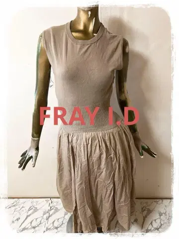 T19474 FRAY I.D 보일 개더 원피스 1