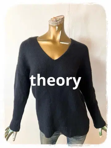 T19475 theory 캐시미어 V넥 니트 상의 S