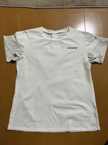 Admiral 여성용 반팔 T셔츠 L 화이트