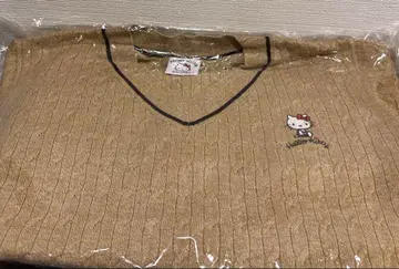 SNIDEL [ HELLO KITTY ] 케이블 풀오버 베이지